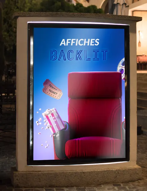 affiche backlight